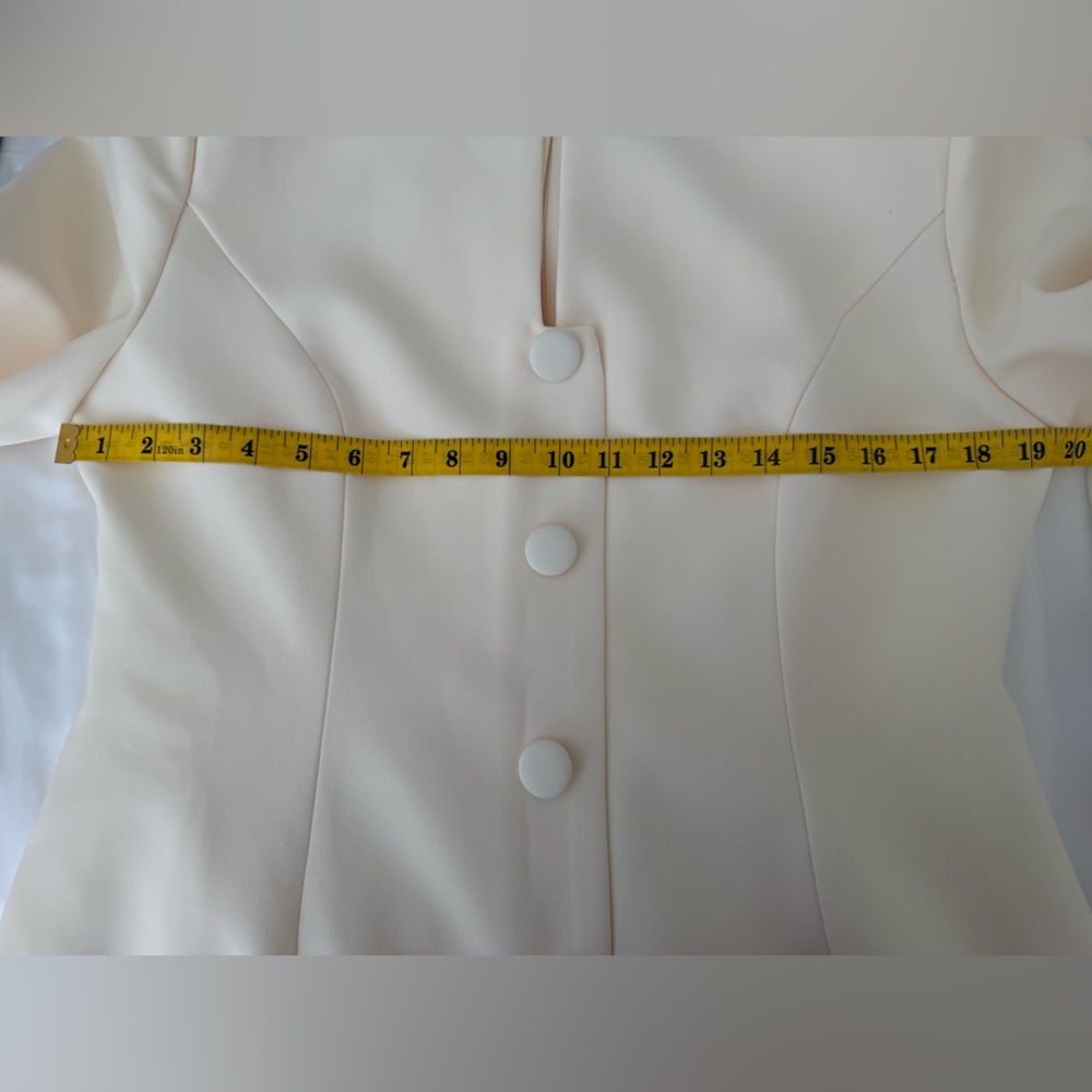 NWT Odd Muse The Ultimate Muse Long Sleeve Button Down Dress Ecru XXL - Picture 10 of 11